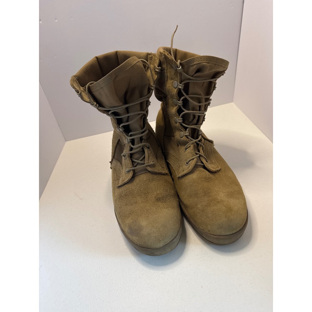 McRae Mens Coyote Tan Military Combat Boots Vibram Sole 9XW 8430-01-632-4344